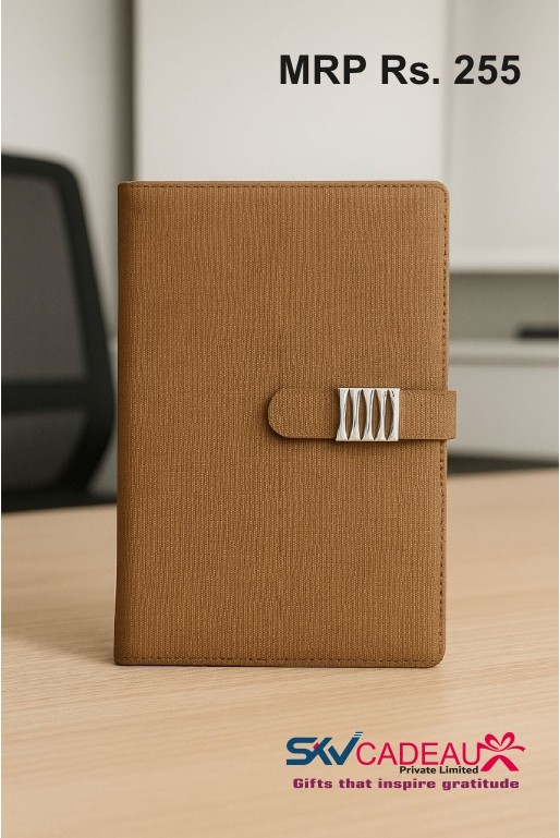 A5 Notebook with Flap Closure